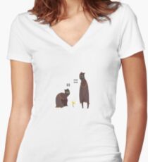 First Journey Women's Fitted V-Neck T-Shirt