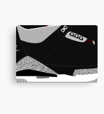 Made in China III Black/Cement Size US 9.5 - Pop Art, Sneaker Art, Minimal Canvas Print