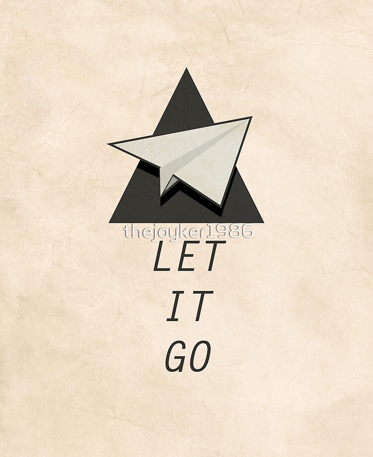 Let It Go Quotes Paper Plane Ipad Hulle Skin Von Thejoyker1986