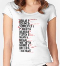 In Death Characters Women's Fitted Scoop T-Shirt