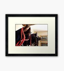 Saddles of Winners Framed Print