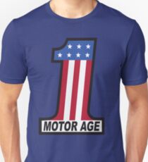 Motor Age American Flag 1 Unisex T-Shirt