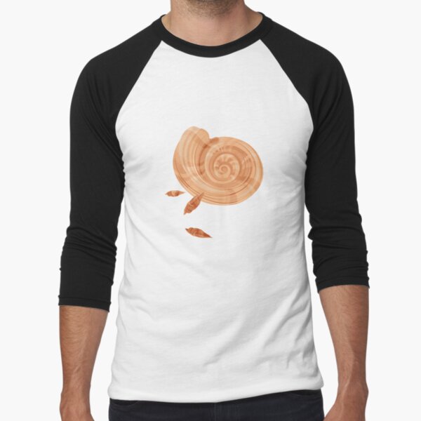 Shells Pattern Baseball ¾ Sleeve T-Shirt