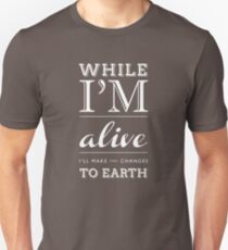 Frightened Rabbet Inspired T-Shirt (Large Text) Unisex T-Shirt
