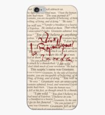 Grantaire Quotes + Vive la République iPhone Case