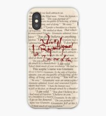 Vinilo o funda para iPhone Citas de Grantaire + Vive la République