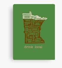 MN Drink Local Canvas Print