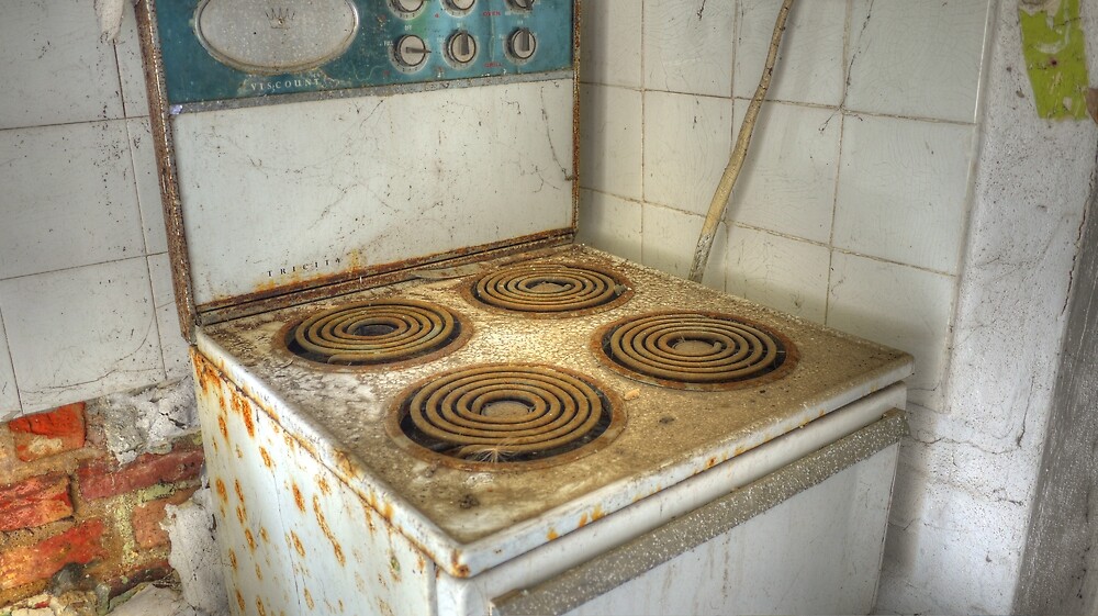 "Old Rusted Stove" by jcjc22 Redbubble