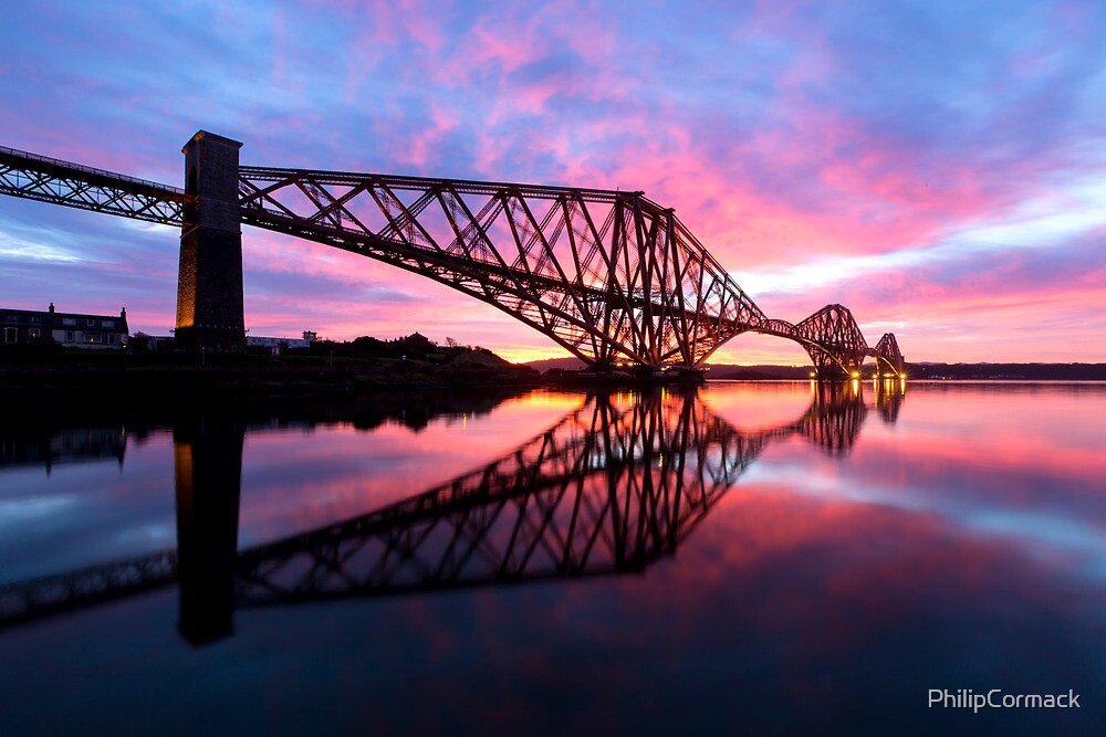 "Forth Rail Bridge at Sunrise" by PhilipCormack Redbubble