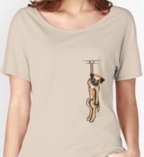 Clingy Border Terrier Women's Relaxed Fit T-Shirt