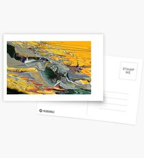 Petrified valley on Mars Postcards