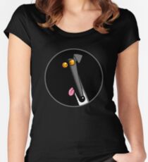 Camiseta entallada de cuello redondo Derp en la oscuridad