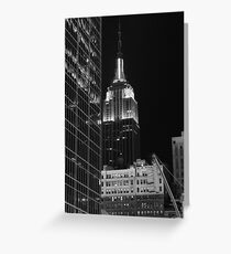 Empire State Building at Night Greeting Card