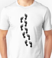 Track of Footprints Unisex T-Shirt