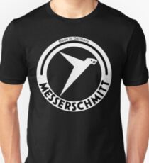 Messerschmitt Aircraft Company Logo (White) Unisex T-Shirt