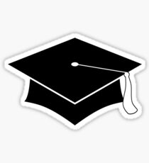 graduation cap Sticker