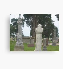 Headstones Canvas Print
