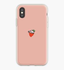 Strawberry Wearing a Hat iPhone Case