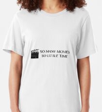Camiseta ajustada Tantas películas, tan poco tiempo
