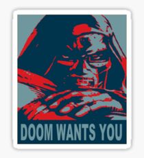 Doom Wants You Sticker