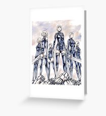Survivors of the North-Claymore Greeting Card