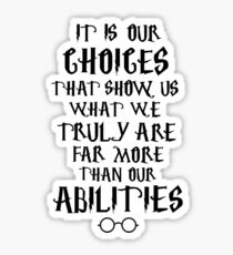 Dumbledore quote Sticker