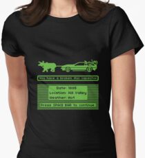 The Delorean Trail Fitted T-Shirt