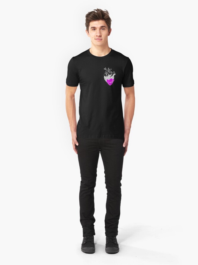 Vista alternativa de Camiseta ajustada Awesome Asexual