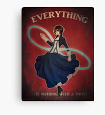 Everything is Nothing with a Twist Canvas Print