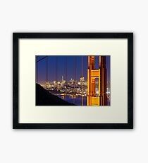 Golden Gate View Framed Print