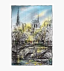 Paris 8 in colour Photographic Print