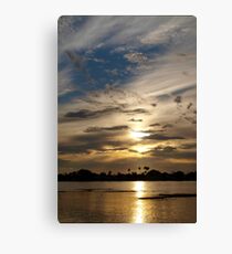 Swirling in the sky Canvas Print