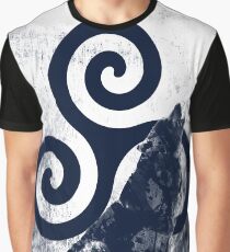 Triskele and Wolf Graphic T-Shirt