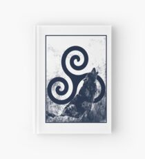 Triskele and Wolf Hardcover Journal