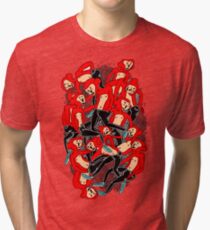 City hipster monkey Tri-blend T-Shirt