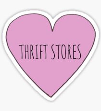 Thrift Store Love Sticker