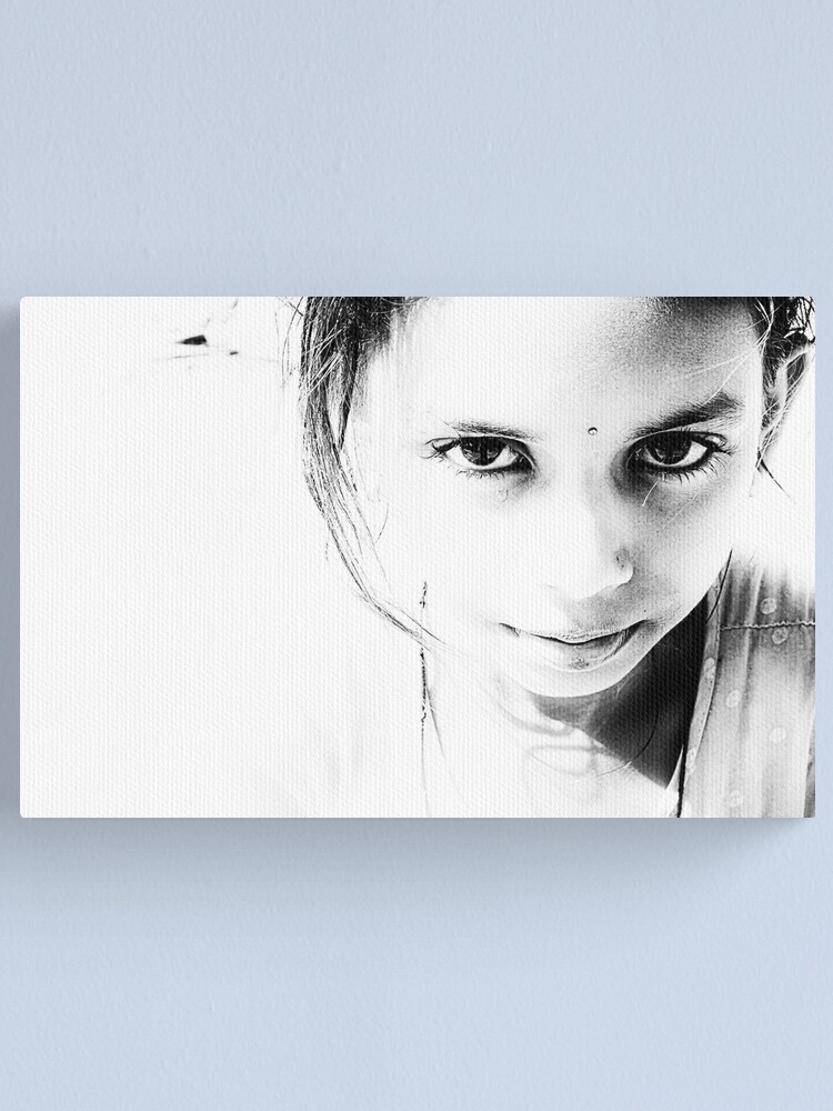 Alternate view of one tear too many Canvas Print