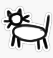 Hobo Symbol: Kind Lady (black print) Sticker
