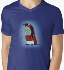 The Majestic Emperor Penguin Men's V-Neck T-Shirt