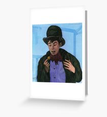 Tarjeta de felicitación Davy Jones como The Artful Dodger