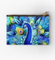 Peacock in Full Bloom Studio Pouch