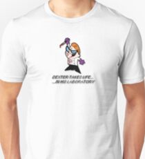 Dexter takes life... in his laboratory Unisex T-Shirt