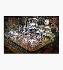 Lámina fotográfica Antique Tiffany Sterling Silver Coffee Tea set