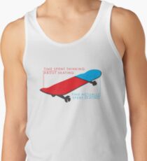 Skateboard infographic Tank Top