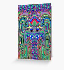 Decorated Elephant Greeting Card