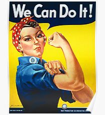Vintage poster - Rosie the Riveter Poster