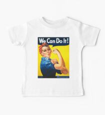 Vintage poster - Rosie the Riveter Baby Tee