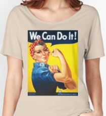 Vintage poster - Rosie the Riveter Women's Relaxed Fit T-Shirt