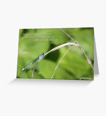 Damselfly – Faith – 2:3 Greeting Card