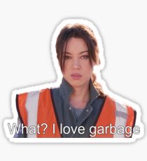 April Loves Garbage Sticker